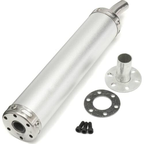290mm Motorcycle Exhaust Muffler Pipe Exhaust Tip Tail Tube Silencer Motocross Dirt Pit Street Bike Scooter For