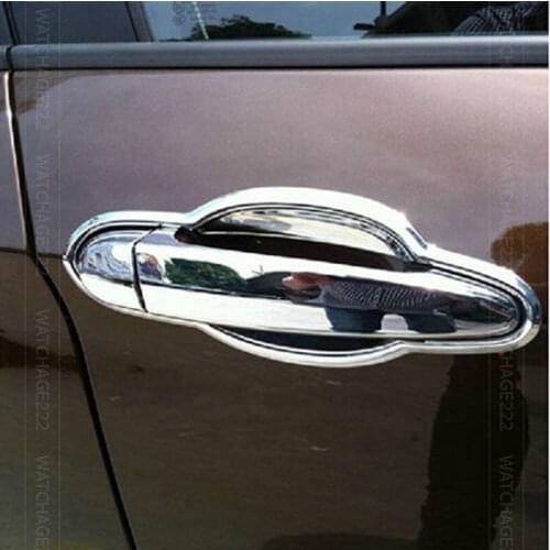 CHROME DOOR HANDLE COVER + BOWL INSERT TRIM OVERLAY 2IN1 FIT FOR BMW X1 10- E84 LF1