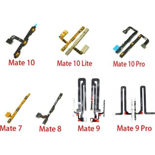 Volume Button Power Switch On Off Button Flex Cable For Huawei Mate S 7 8 9 10 30 Lite 20 Pro 20X Max