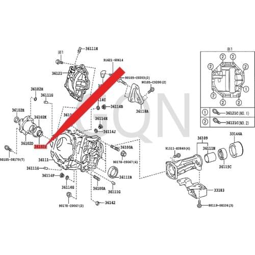 Oil seal (right bearing retainer) 1997-Toy ota CAL DIN AHI GHL AND ERH ARR IER KLU GE RL front steering knuckle oil seal