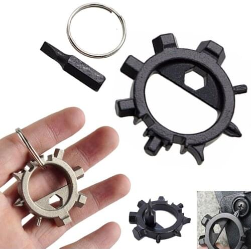 Multifunction portable pocket gear Bike Cycle Screwdriver fix Multipurpose Bicycle Repair edc Multi Tool multitool Philips Flat