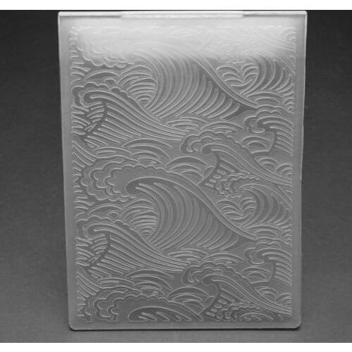 Sea Wave Cloud Background DIY Cutting Dies Scrapbooking Embossing Folder Craft A0KE