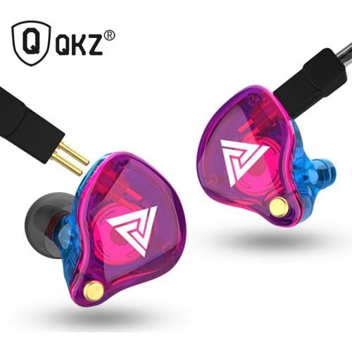 QKZ VK4 Heavy Bass Earphone Headset HiFi Earphone Iron Control Music Bluetooth Cable Noise Cancelling Earbuds