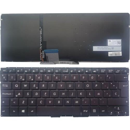 NEW Spanish /SP Laptop Keyboard for ASUS Zenbook RX410U RX310 UX310 UX310UA UX310UQ UX410 UX410UA UX410U backlit