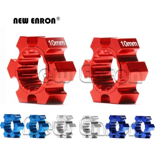 NEW ENRON 2Pcs 10mm/13mm Thickness Aluminum Wheel Hubs Hex 7756 7756X 7756R For RC CAR 1/5 Traxxas X-Maxx XMaxx 77086-4