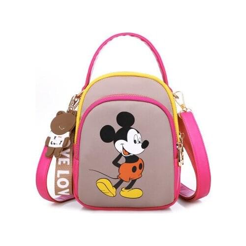 Disney mickey mouse girl boy backpack children school bag cartoon handbag