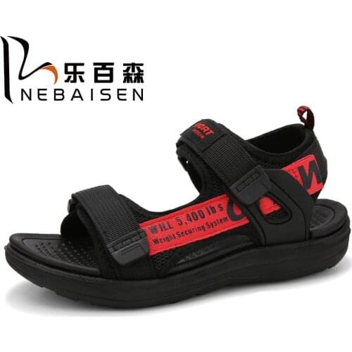 NEBAISEN Boys & Girls Summer Lightweight Sandals Kids Sports Sandals Soft Comfortable Children Beach Shoes Hot Sale Size 28-41