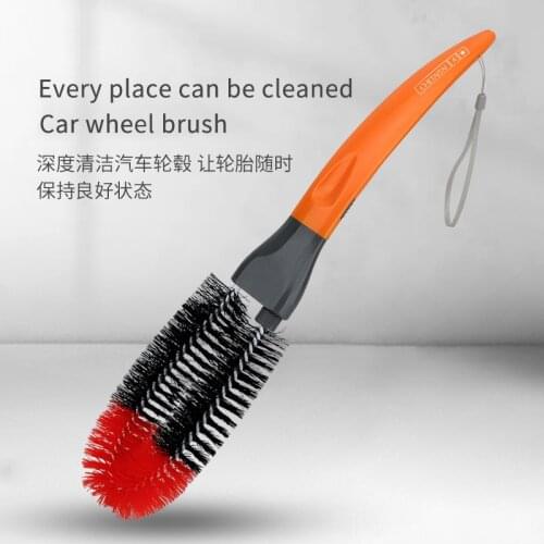Deep Cleaning Of Car Crevices Car Wheel Brush Car Maintenance Cleaning Brush Car Wash Beauty Microfiber