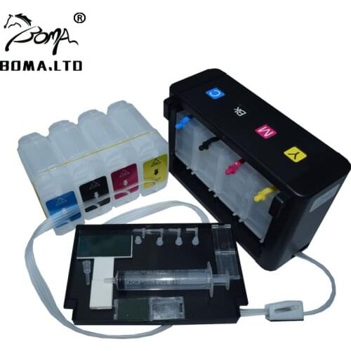 BOMA.LTD Free Post Ciss System For HP82 With Ink Cartridge Reset ARC Chip For HP Designjet 510 CH565A For HP 82 Ciss