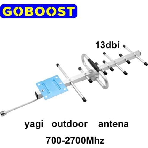 GOBOOST Yagi Outdoor Antenna For Celluar Amplifier 2g 3g 4g GSM DCS WCDMA Full Band Coverage 13dbi 698-2700mhz Accessories