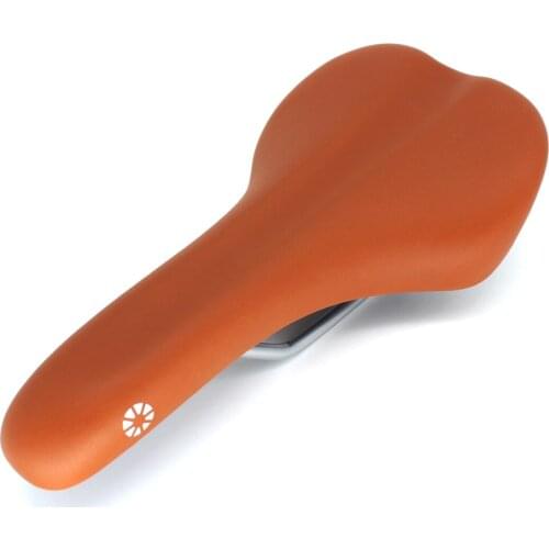 Retro bicycle seat mountain road bicycle saddle comfortable shockproof bicycle mat suitable for road bicycle or fixed gear bike