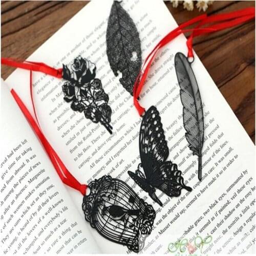 1 Pcs/lot Cute Metal Hollow Bookmark Book Holder bookmarks for book holder Promotional gift school supplies