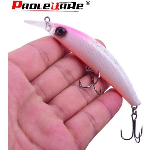 1Pcs Floating Water Minnow Fishing Lures Wobblers 10cm 9.5g Crankbaits Shads Crank Artificial Hard Baits Pesca Japan