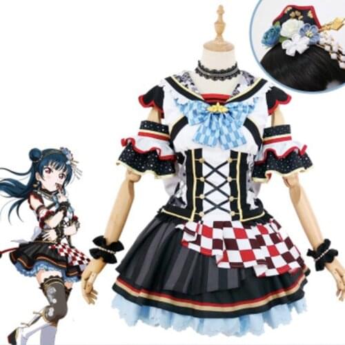 Anime Love Live! Sunshine!! Cosplay Costumes Tsushima Yoshiko Cosplay Costume Halloween Carnival Party Women Cosplay Costume