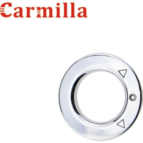 Car ABS Chrome Rearview Mirror Switch Ring Only Fit for Ford Ecosport or Fiesta Hatchback & Sedan 2013 2014 2015 accessories