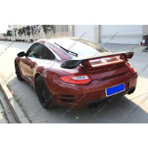 Car Accessories FRP Fiber Glass GT2M-Style Rear Spoiler with Deck Lid Fit For 2004-2012 911 997 Carrera Trunk GT Wing