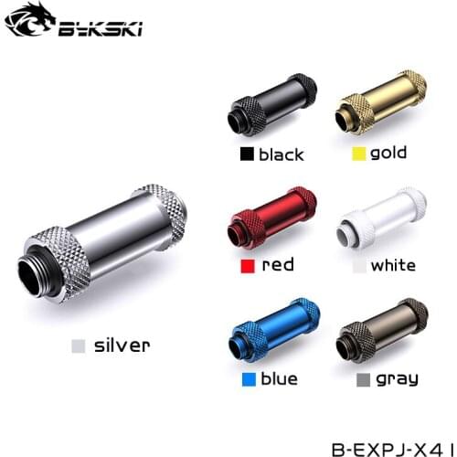 Bykski 41mm To 69MM Graphics Card Connect Fittings SLI Double GPU Block Stretch Connector G1/4 Adapter,B-EXPJ-X41