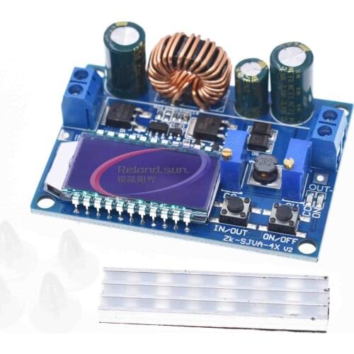 35W DC 5.5-30V to 0.5-30V Digital LCD Display Automatic Step up down Buck Boost Converter Power Supply Module Adjustable Board