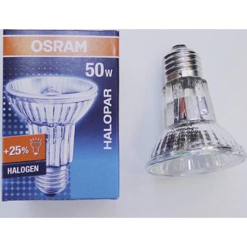 HALOPAR 20 ALU 64832 SP 230V 50W Halogen Lamp,64832SP PAR20 E27/ES Spot 10 Degree Dimmable,220V-240V Bulb