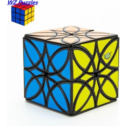 Newest Lanlan butterfly flower speed magic cube puzzle LanLan Butterflower cubo magico beautiful twist neo cube toy for kid gift