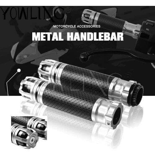 New Motorcycle CNC 7/8'' Handle Bar End Weights Handlebar Grips Cap for yamaha Honda CB650F CB1000R CBR 600f4i CB400 Aprilia
