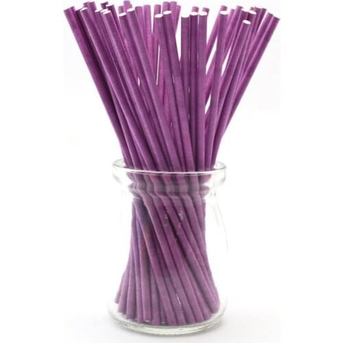 New Arrive 100 pcs/lot Colorful Lollipop Stick 15CM Papen Cake Pop Sticks for Lollypop Lollipop Candy Chocolate Sugar Cudgel Pol