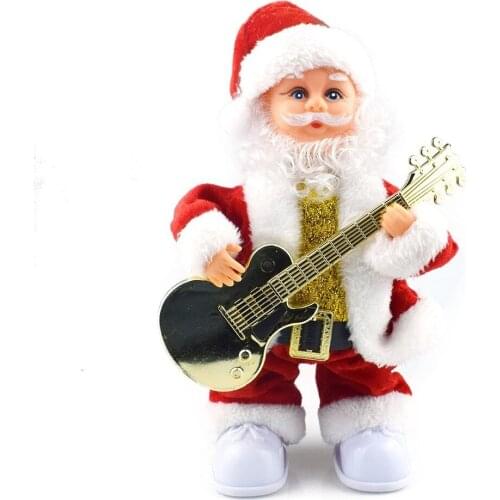 Novel and interesting With music Playing guitar Electric toysChristmas gift decorations kids toys
