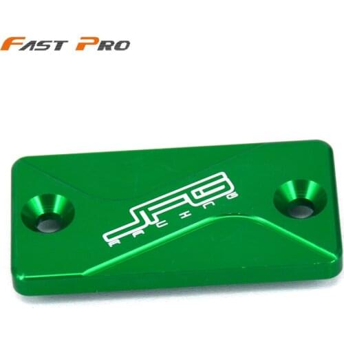 Motorcycle CNC Front Brake Fluid Reservoir Cap Cover For KAWASAKI KX65 KX80 KX85 KX100 KX125 KX250 KX250F KX450F KLX300R KLX450R
