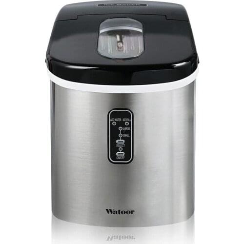 16kgs/24H Portable Automatic ice Maker, Household bullet round ice make machine for family, small bar,coffee shop