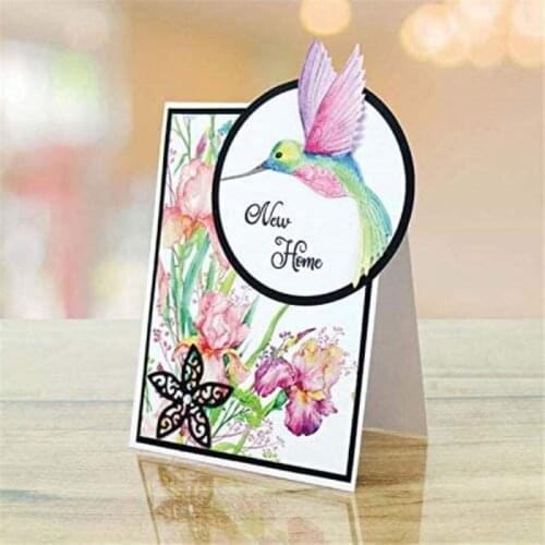 Hummingbird Cutting Dies DIY Scrapbooking Artist Metal Cutting Dies Stencils Flower Wreath Dies Scrapbooking Card Making Album