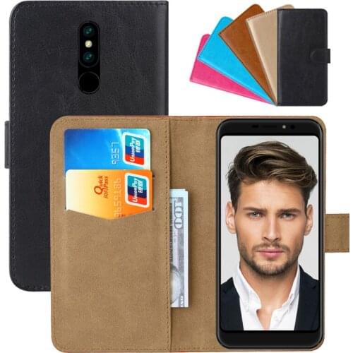 Luxury Wallet Case For INOI 8 PU Leather Retro Flip Cover Magnetic Fashion Cases Strap