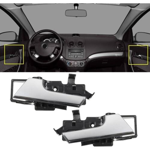 Car Interior Door Handle Right/Left For Chevrolet Aveo 2007 2008 2009 2010 2011 Aveo5 for Pontiac G3 96462710 car styling