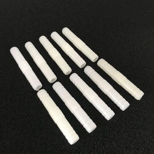 10pcs 8mm Aquarium Plastic Connectors Straight Connectors for Water Air Pump Fish Tank Accessory