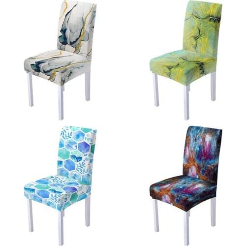 Modern Chair Cover Elastic Removable Slipcover Spandex Chair Protector Universal Seat Cover for Dining Room