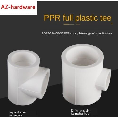 Ppr Reducer Tee Reducer Tee 20 To 25/32/40/50/63/75 Reducer PPR Water Pipe Fitting Accessories