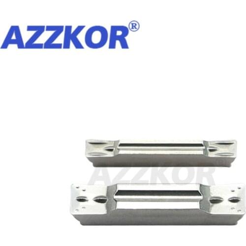 MGMN-G LL-NT01 Grooving Carbide Insert CNC Lathe Turning Tools For Copper Aluminum MGMN-M AZZKOR Prating Lathe Grooving Inserts