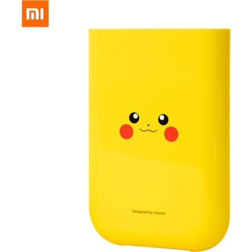 Xiaomi AR Photo Printer joint Pikachu 300dpi Portable Mini Pocket 500mAh Pocket Picture With Print Paper Mi co-branded