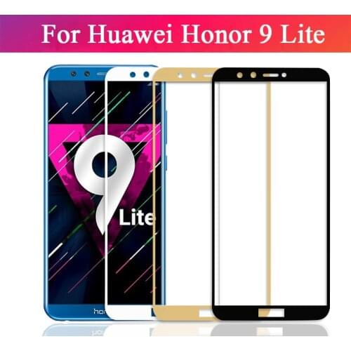 9h full cover screen tempered for huawei honor 9 lite Protective film for huawei honor 9 9 light Protector Film on hono 9 9lite