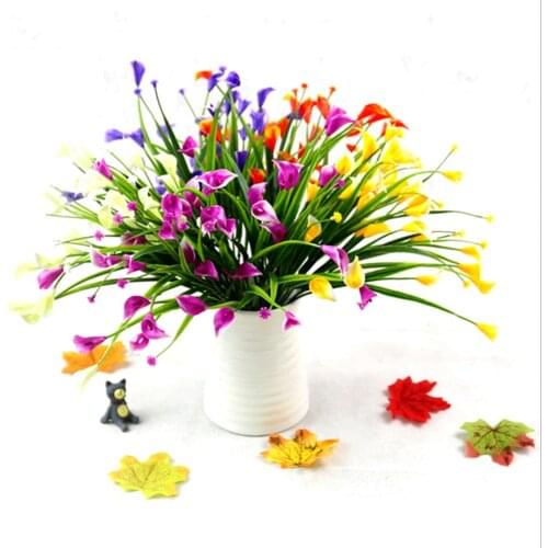 1Pc Artificial Gypsophila Calla Lilies Flowers Plant Wedding Party Home Decor