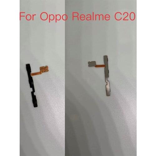 1pcs NEW For Oppo Realme C20 Power Volume Button Flex Cable Side Key Switch ON OFF Control Button Repair Part