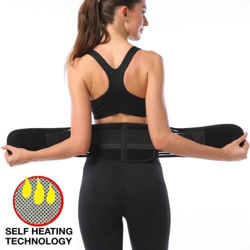 1 PC lumbar disc treatment belt Self-heating magnetic tourmaline support Reduce back pressure and protect the spine W
