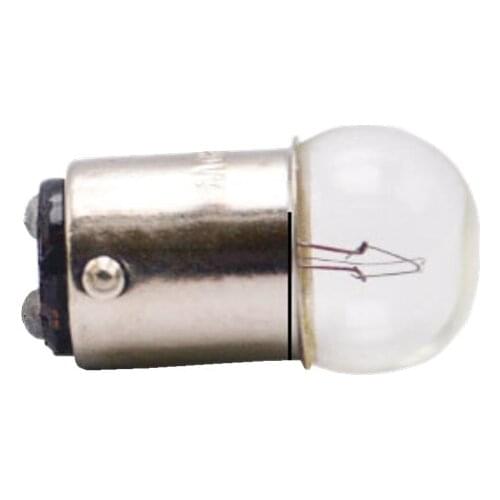 10PCS Indicator bulb BA15D 6V signal bulb 6V BA15D 12V BA15D 24V BULB B15D B15 2 contacts 15mm base