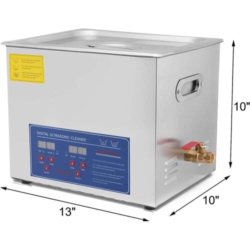 10L Digital Ultrasonic Cleaner Bath Ultrasound Wave Cleaning Machine Glasses Jewelry Circuit Board Sterilizer Washer