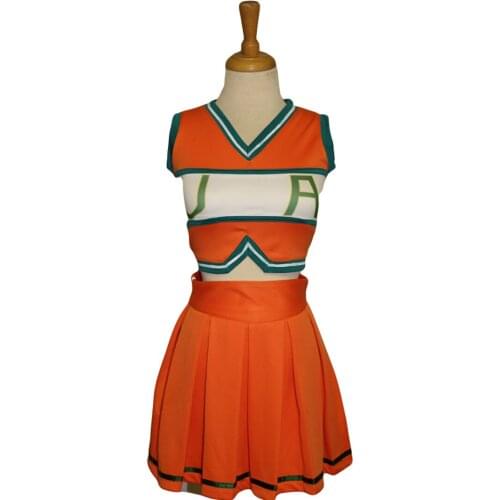 2021 Anime My Hero Academia Mha Boku No Cheerleading Uniform Cosplay Costume Men Women Halloween Top Skirt