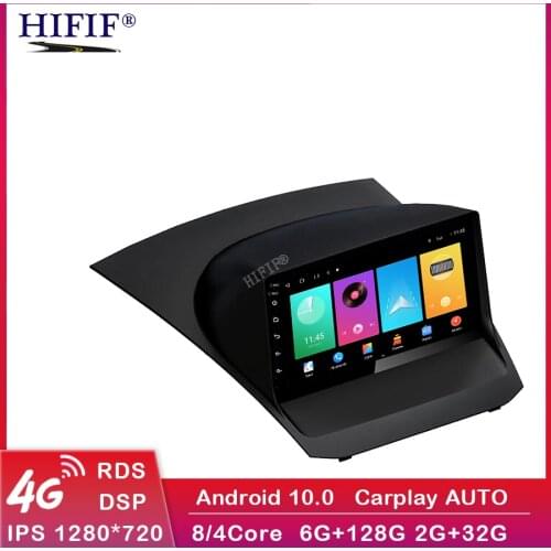Car Radio for Ford Fiesta 2009-2017 Android 10 2 Din 9 Inch Multimedia Stereo Carplay Navigation GPS Car DVD Player Bluetooth