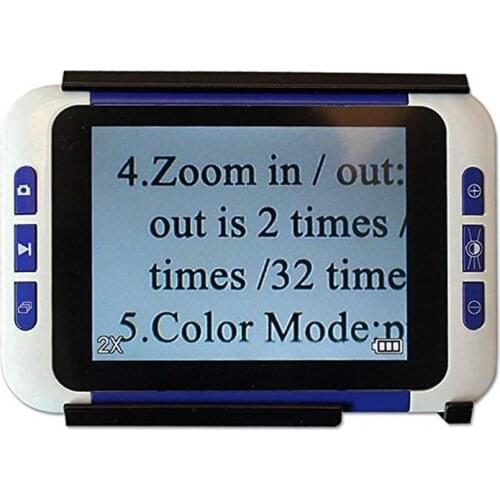2X-32X Digital Magnifier Low Vision 3.5" Color LCD Pocket Electronic Reading Digital Magnifier for Reading Aid Free shipping