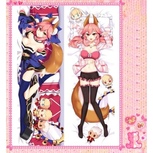 Japanese Anime Cartoon Fate Grand Order 2Way Double sided hugging Pillow Case Pillow Cover Pilllowcase