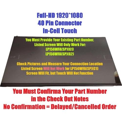 For LP156WFA SP G1 Reverse UPPA Connection Screen