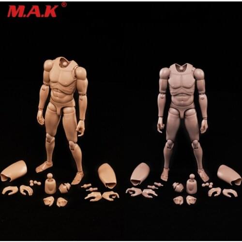 In Stock MX02-AB 1/6 Scale Flexible Figure Body 2.0 Nude Narrow Shoulders with Neck Connector Europe Skin 12'' Action Figure