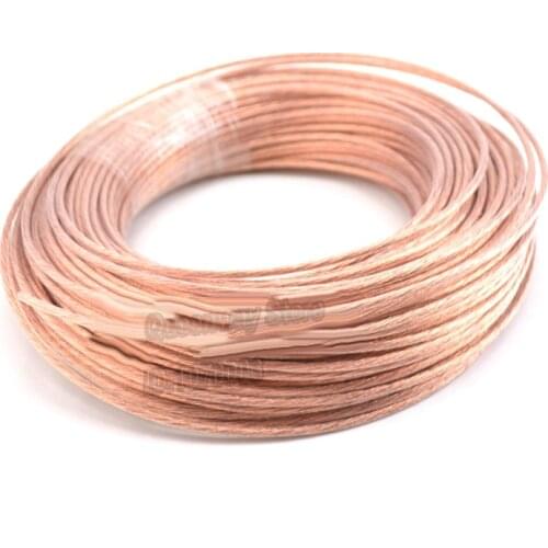 HiFi hi-end hiend 1.5 square 6.0 square OCC single crystal pure copper line/cable Single stranded line/cable buckle cable